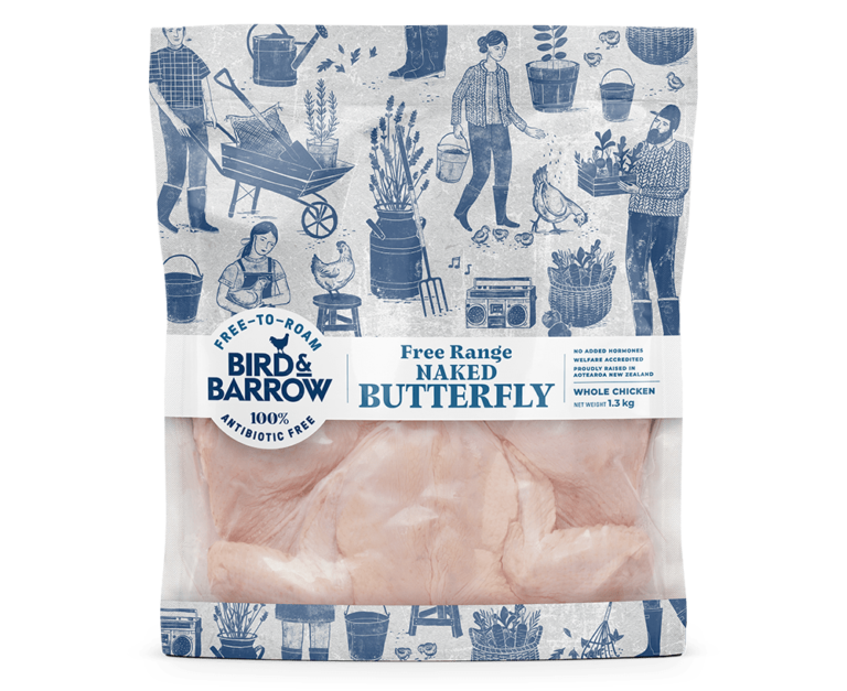 Free Range Naked Butterfly Chicken Bird And Barrow 